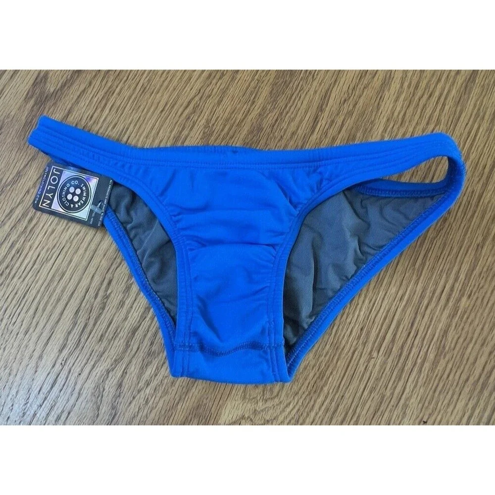 Jolyn Bikini Swim Bottom Europe‎ Style Water Blue XL New With Tags